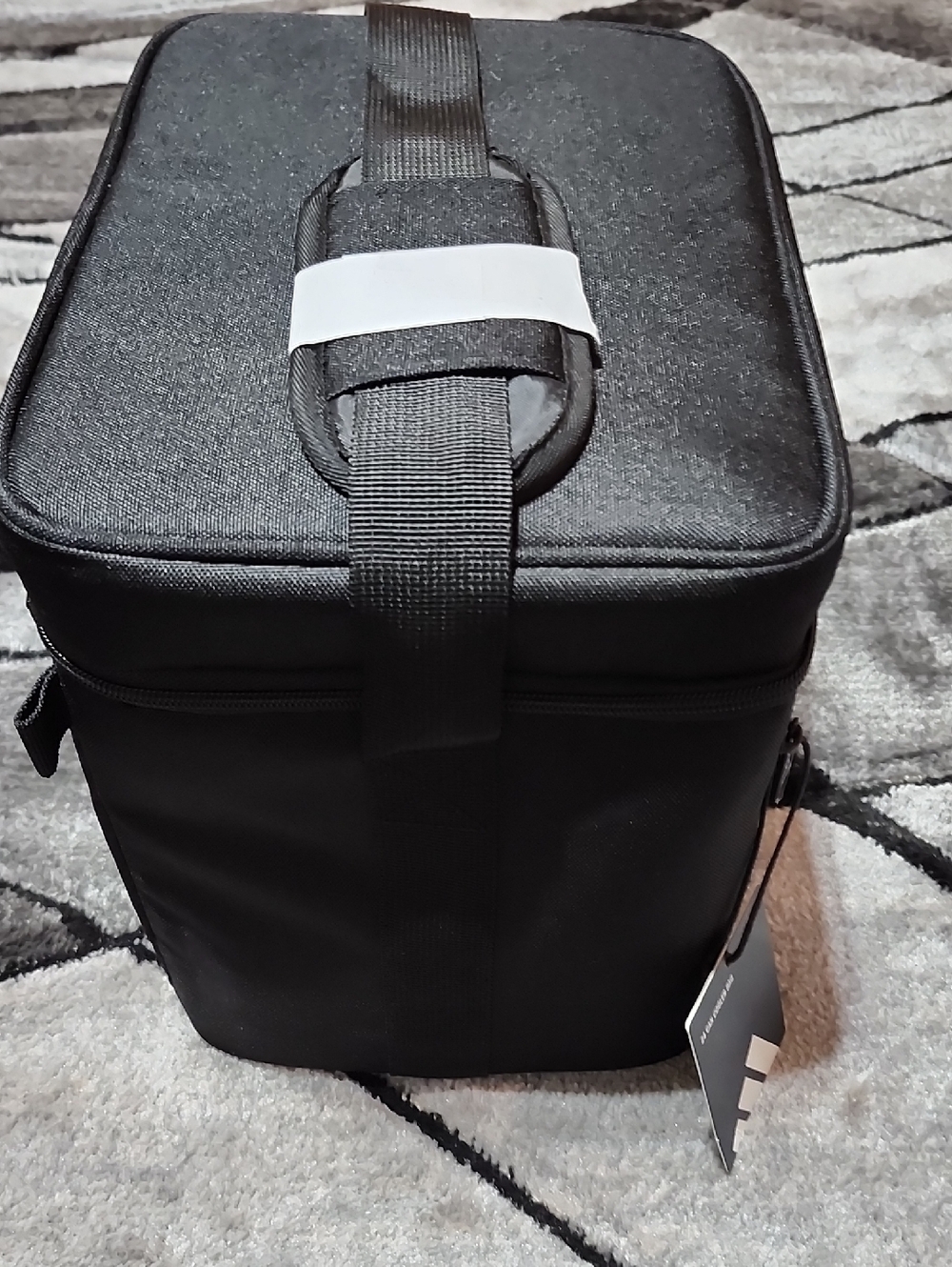 ADIDAS BLACK FULL-ZIP 24-CAN SOFT-SIDED INSULATED PORTABLE TRAVEL COOLER BAG - Picture 5 of 14